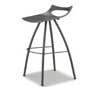 Sgabello Alto H82 da Penisola Cucina o Bar ANTRACITE seduta h65 S-C-A-B- in tecnopolimero ultra resistente Design Italiano Alta Qualità