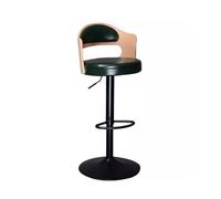 Sgabello Alto Semplice sollevamento e abbassamento delle sedie da bar Sedie da bar con gambe alte Schienali for la casa Registratori di cassa Reception Sedie da bar in legno massello Sgabelli Cucina