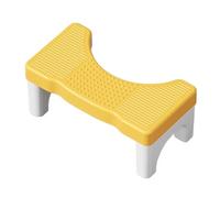 Sgabello antiscivolo per adulti, salvaspazio, supporta 136,1 kg, design in plastica resistente, per uso confortevole e in bagno.
