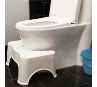 Sgabello antiscivolo per WC, 17 cm, sgabello da bagno accovacciato per una posizione naturale accovacciata, allinea il colon per un sollievo più facile e veloce