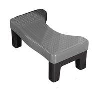 Sgabello antiscivolo per WC, poggiapiedi salvaspazio in plastica per una migliore postura, supporta 136 kg, ideale per comfort e salute, design ergonomico per un facile utilizzo