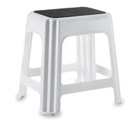 Sgabello bagno Giganplast 7595M BI multiuso con copriseduta Bianco