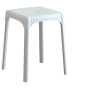 Sgabello bagno per vasca e doccia antiscivolo in alluminio bianco EH-ST-PP-BX