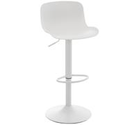 Sgabello Bar Almada In Polipropilene bianco 309286