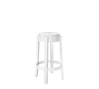 Sgabello Bar Kartell Charles Ghost H65 Bianco Brillante