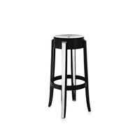 Sgabello Bar Charles Ghost H75 Nero