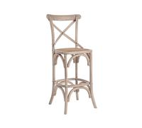 Sgabello Bar Cross Grigio Naturale