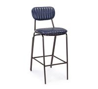 Sgabello Bar Debbie Blu Vintage