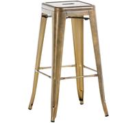 Sgabello Bar in Metallo Stile Industriale I Sgabello Bancone Impilabile