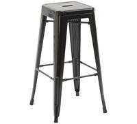 Sgabello Bar in Metallo Stile Industriale I Sgabello Bancone Impilabile