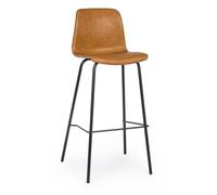 Sgabello Bar Kyra Pu Cuoio Vintage