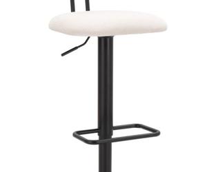 SGABELLO BAR LIGHT BIANCO 2 PEZZI