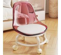 Sgabello basso con rotelle, sgabello con rotelle, sgabello per pedicure per