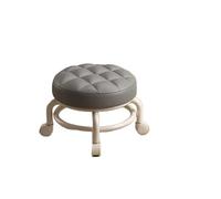 Sgabello Basso Con Ruote Ruota Universale Piccolo Sgabello Basso Silenziosa Rotante Pulisci Pavimento Puleggia Con Bambini Che Imparano A Camminare Per Home Office(Grey stool)