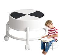 Sgabello basso con ruote, sedile a rotelle basso | sedia a rotelle bassa altezza con,sgabello a rotelle mobile robusto, con ruote girevoli a 360 ° per soggiorno e casa