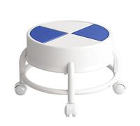 Sgabello basso con ruote, sedile a rotelle basso, sedile per sedia a rotelle, sedile girevole per soggiorno, garage, negozio, casa, sgabello girevole