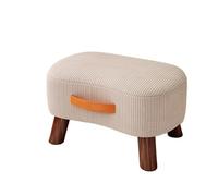 Sgabello Basso For La Casa, For Soggiorno, Divano For Bambini Di Alta Qualità, Poggiapiedi, Sgabello For Cambiare Le Scarpe(White,27)