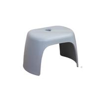 Sgabello basso in plastica per soggiorno, per cambio scarpe, pedane e bagno (adulti) (blu)