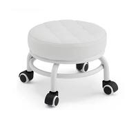 SGABELLO BASSO PER PEDICURE CON RUOTE - 3 colori