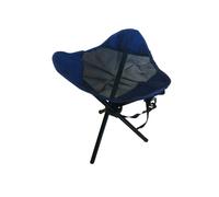 SGABELLO BLU MODERNO 3 GAMBE PICNIC SPIAGGIA GIARDINO MARE CAMPEGGIO MOD.FISCHER
