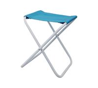 Cosma Sgabello seduta pieghevole salvaspazio da esterno in acciaio e tessuto oxford blu mod. Steel
