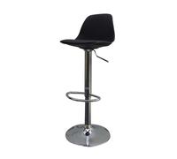 Sgabello Bobba Paperflow - PPL e Acciaio Cromato - K700520 (Nero)