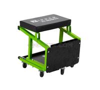 SGABELLO CARRELLO CON SCALETTA E RUOTE OFFICINA AUTO MOTO ZIPPER ZI-MHKT4