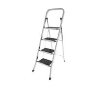 Sgabello compact in alluminio 4 gradini - ANTISCIVOLO