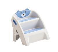 Sgabello compatto per bambini, con base antiscivolo, installazione rapida, design pieghevole in 10 secondi, strumento per imparare a usare il vasino