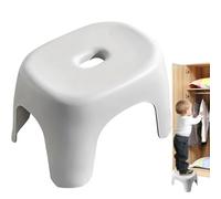Sgabello con gradino, Sgabello basso, con gradino leggero, da cucina, portatile, multifunzionale per camera da letto, cucina