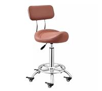 Sgabello con poggiapiedi e supporto per lo schienale, ergonomico, regolabile, per uso clinico, altezza 50-70 cm