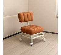 Sgabello con ruote, sgabello basso, piccolo sgabello da casa, sgabello per nail art, sgabello da divano, sgabello da casa comodo, rotazione a 360 gradi, sgabello basso pratico per il lavoro, diversi