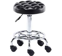 Sgabello Con Ruote Sgabello Regolabile Sgabelli Rotondi Rotondi Idraulici Per Carichi Pesanti Per Negozio Laboratorio Di Chitarre Banco Da Lavoro Per Tatuaggi Sgabello Girevole Regolabile Per Medicin