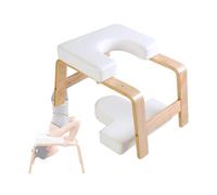 Sgabello Con Supporto A Forma Di U, Sedia A Inversione For Yoga, Istruttore For La Verticale Sulla Testa Con Cuscino Confortevole, Tappetino Spesso Traspirante(White)