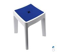 SGABELLO CONTENITORE MODELLO KEOPE METAFORM Bianco Accessori Bagno Metaform