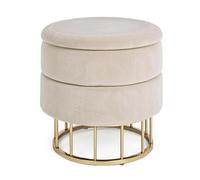 Sgabello contenitore Pavlina beige Beige