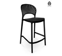 Sgabello cucina in plastica, sgabello alto - Sunny