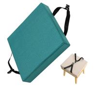 Sgabello Cuscino Quadrato 25/28/30/35/40cm Cuscini Sedia Da Cucina | Cuscini di Seduta Confortevole Cuscini Coprisedia da Cucina, Bar, Pranzo, Lavabili(Cielo azzurro,40x40x8cm)