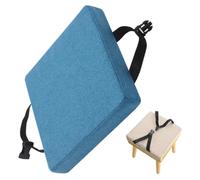 Sgabello Cuscino Quadrato 25/28/30/35/40cm Cuscini Sedia Da Cucina | Cuscini di Seduta Confortevole Cuscini Coprisedia da Cucina, Bar, Pranzo, Lavabili(Turquoise,35x35x5cm)