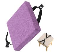 Sgabello Cuscino Quadrato 25/28/30/35/40cm Cuscini Sedia Da Cucina | Cuscini di Seduta Confortevole Cuscini Coprisedia da Cucina, Bar, Pranzo, Lavabili(Viola,25x25x5cm)