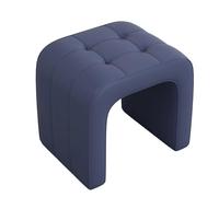 Sgabello da bagno per camera da letto, senza braccioli, per trucco, dimensioni (blu 40 cm), mobili eleganti e funzionali
