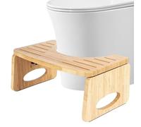 Sgabello da bagno pieghevole - Panca accovacciata portatile, supporto per cacca da bagno | Piattaforma poggiapiedi regolabile in altezza, design resistente senza slittamento per anziani coppia