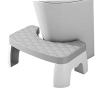 Sgabello da bagno, sgabello da toilette 6.7 cacca alta pesante pp plastica di plastica non slip step per anziani per bambini