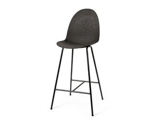 Sgabello da Bar Alto Eternity 69 cm Caffè/ Base Nero