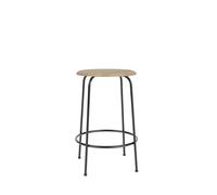 Sgabello da Bar Audo Afteroom H63 Nero/ Rovere Naturale