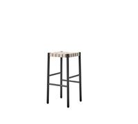 Sgabello da Bar Betty TK8 Nero/ Naturale