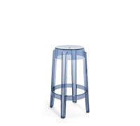 Sgabello da Bar Charles Ghost H65 Blu