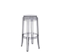 Kartell Sgabello da bar Charles Ghost H75 Grigio