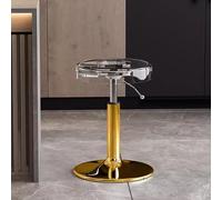 Sgabello da bar girevole con poggiapiedi per cucina, sala da pranzo e caffetteria, altezza regolabile 34 x 45-55 cm, design moderno, seduta confortevole, perfetto per uso domestico e commerciale