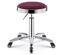 Sgabello da bar girevole in acciaio inox con alzata a gas, design moderno e minimalista per la casa e lo stile nordico, rotazione a 360° e mobilità delle ruote
